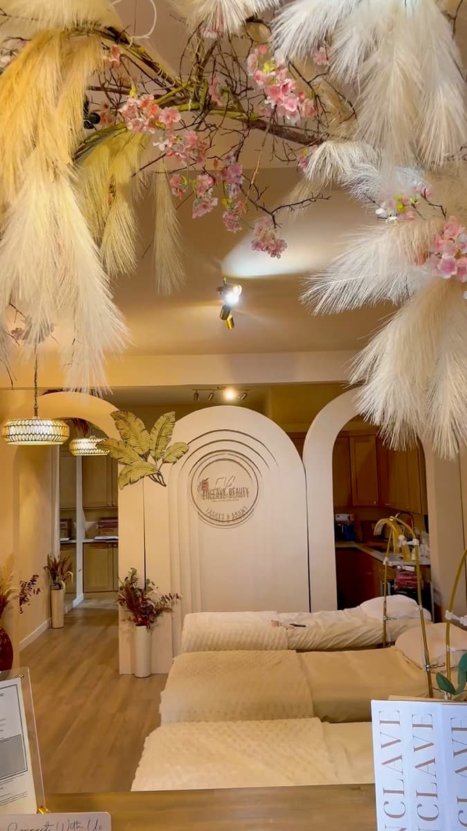 Enclave Beauty studio interior in Santa Ana